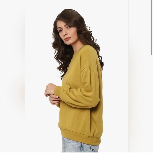Aerie Yellow Crewneck - Picture 1 of 5